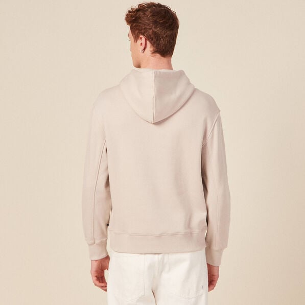 sweat capuche eco responsable gris homme Sweat capuche éco-responsable gris homme