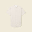 Chemise manches courtes blanc homme