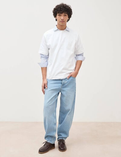 T-shirt en coton blanc homme