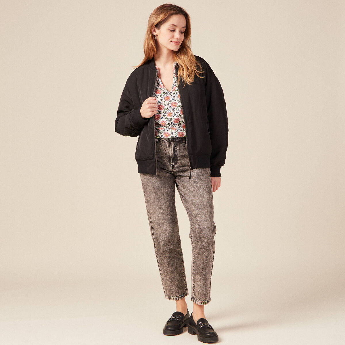 T-shirt éco-responsable ecru femme
