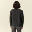 Gilet manches longues gris fonc&eacute; femme