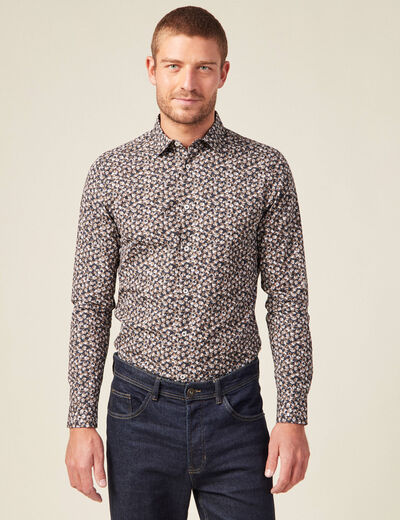 Chemise bleu marine homme