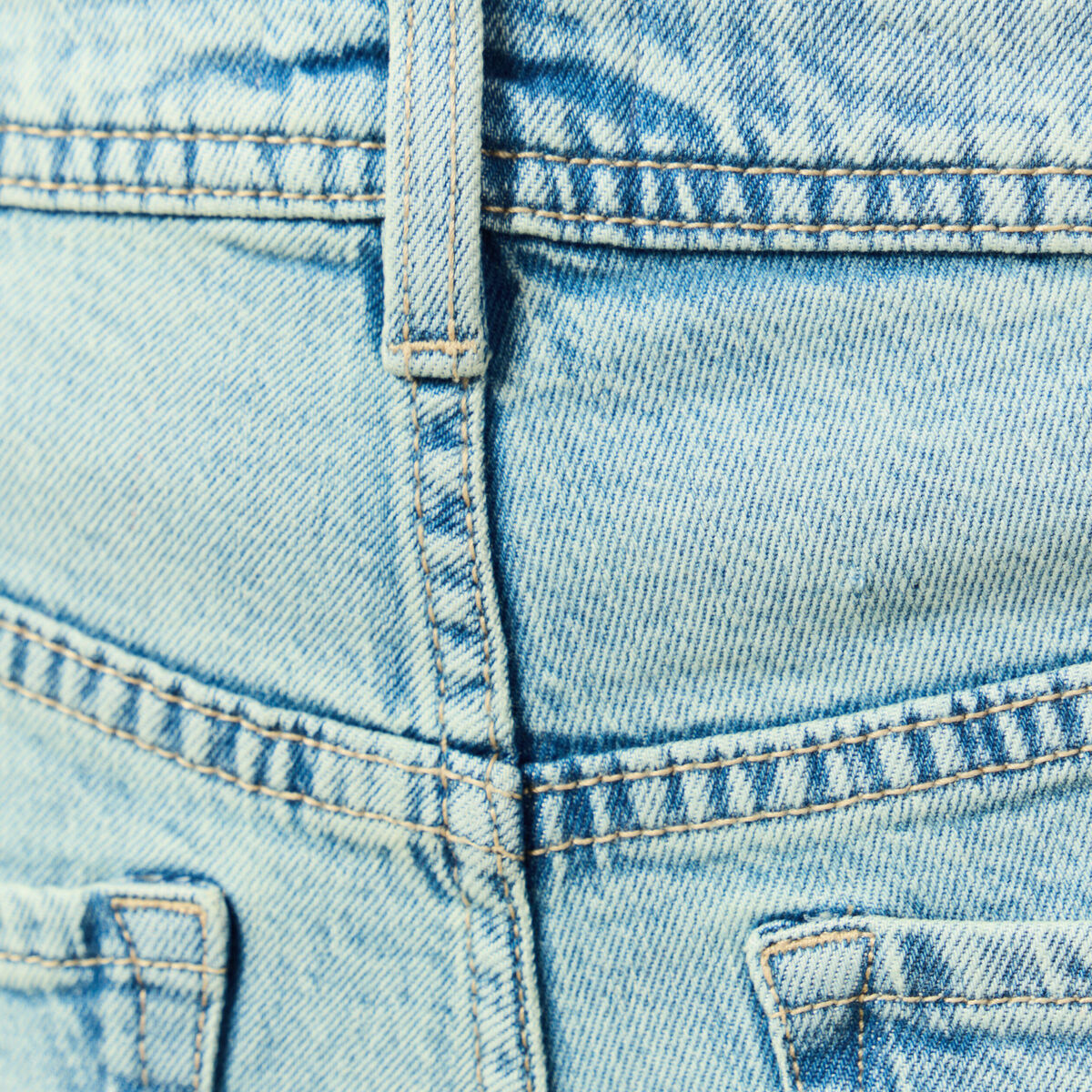 Jeans large taille standard bleu femme