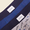 Lot 2 boxers bleu marine homme