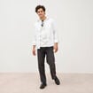 T-shirt ras de cou manches courtes ecru homme