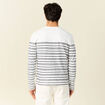 T-shirt manches longues ecru homme