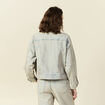 Veste oversize en jean bleu ciel femme
