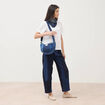 Jeans barrel taille standard denim stone femme