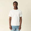 T-shirt manches courtes ecru homme