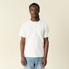T-shirt manches courtes ecru homme