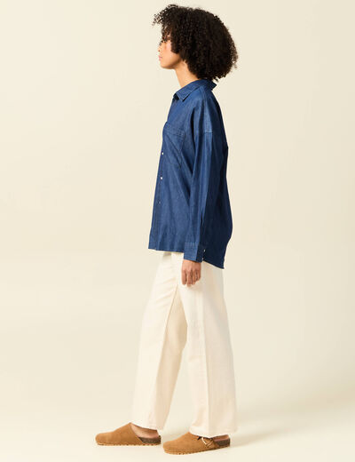 Chemise en jean denim used femme