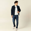 Jeans straight ultra stretch denim brut homme