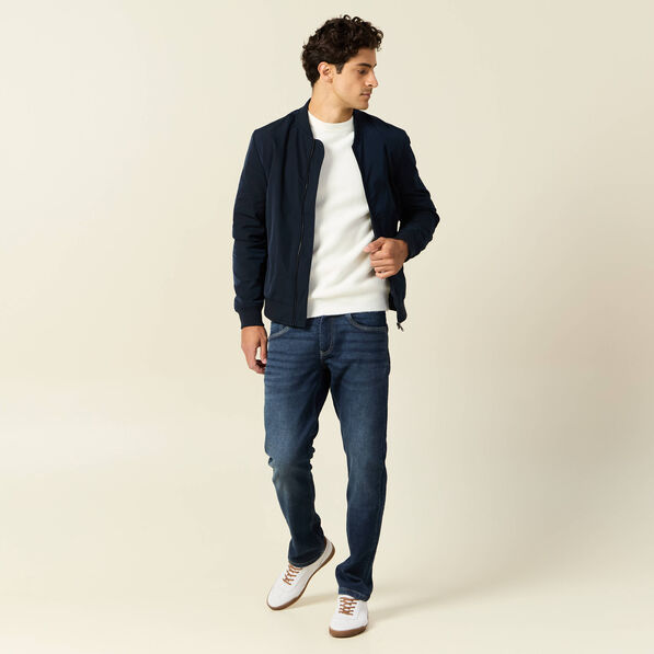 Jeans straight ultra stretch denim brut homme