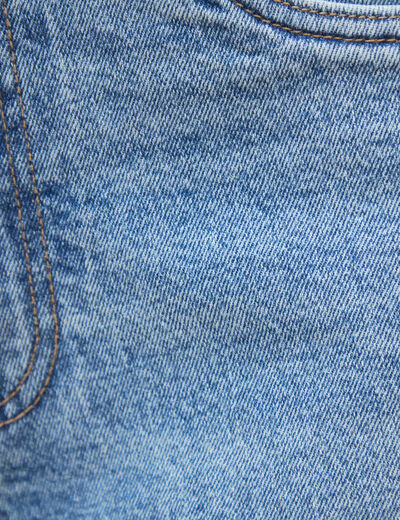 Short mom taille haute en jean denim used femme