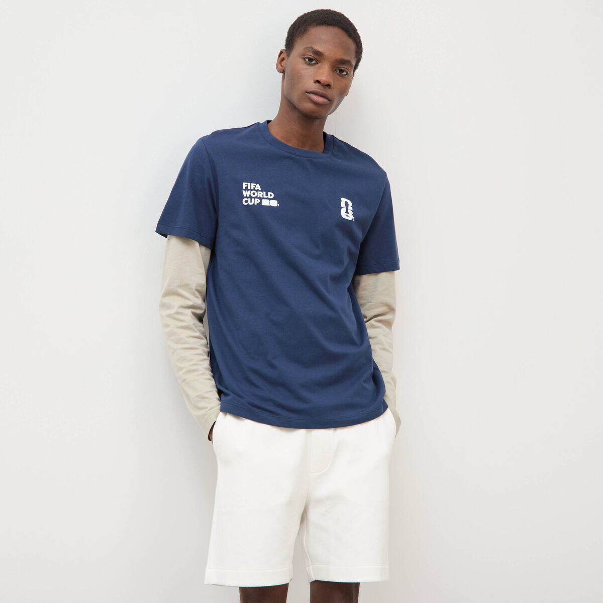 T-shirt officiel FIFA 2026&trade; bleu marine homme