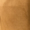 Short droit ceinturé suédine marron femme