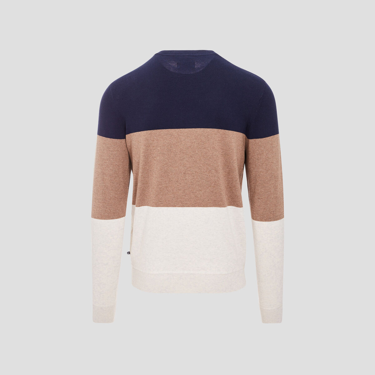 Pull manches longues beige homme