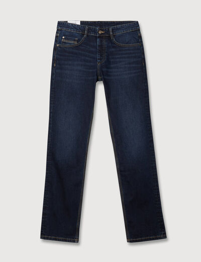 Jeans regular longueur 34 denim brut homme
