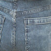 Pantalon large &agrave; pont taille haute denim used femme
