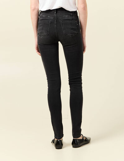 Jeans Marylin - skinny push up denim gris femme