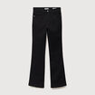 Jeans bootcut denim noir femme