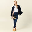 Jeans skinny éco-responsable denim brut femme