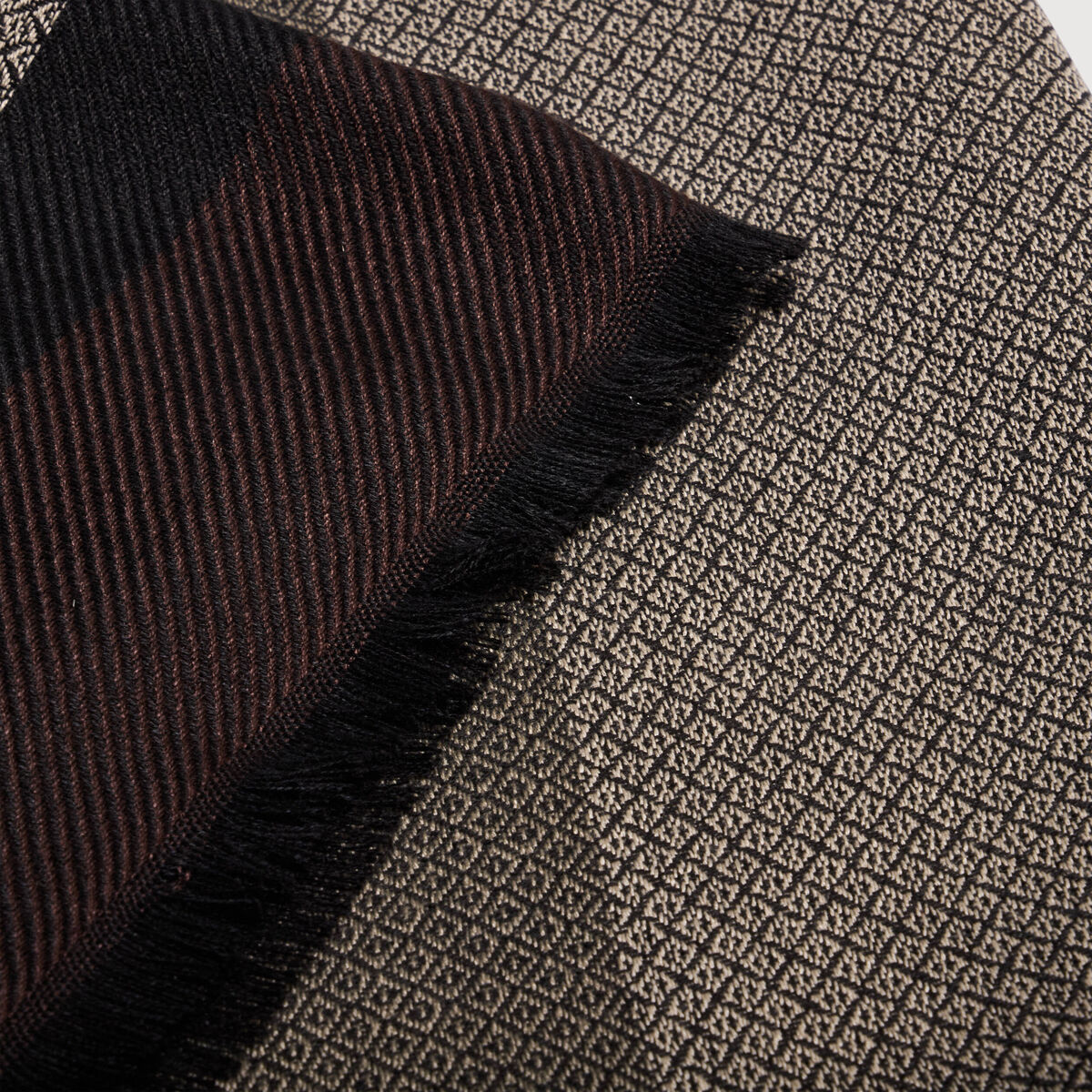 Foulard taupe homme