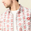 Chemise manches courtes multicolore homme