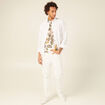 T-shirt manches courtes blanc homme