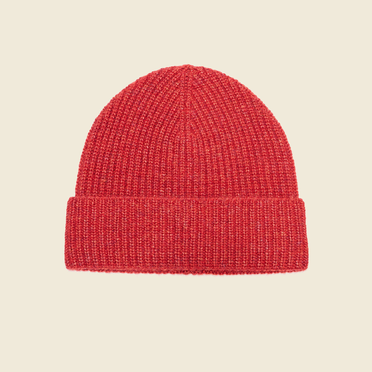 Bonnet rouge foncé femme
