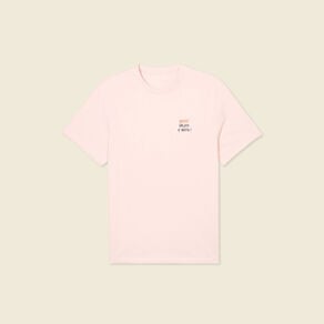 t shirt manches courtes rose clair homme T-shirt manches courtes rose clair homme