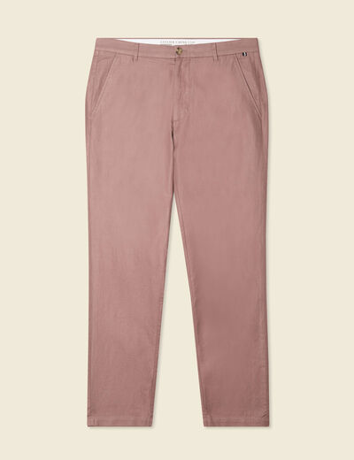 Pantalon chino vieux rose homme