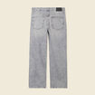 Jeans large 5 poches longueur 32 denim snow gris homme