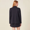 Veste blazer éco-responsable bleu femme