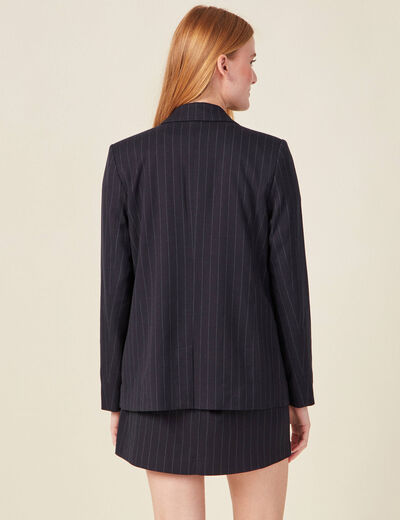 Veste blazer éco-responsable bleu femme