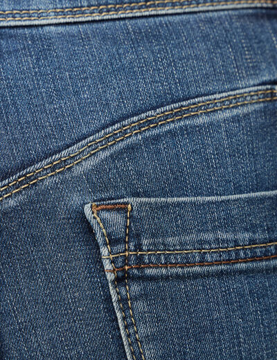 Jeans skinny push up 7/8ème denim stone femme