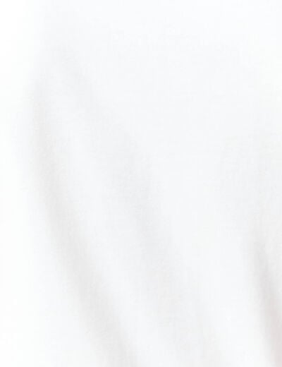 T-shirt manches courtes blanc homme