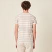 T-shirt manches courtes beige homme