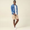 Bermuda cargo à coulisse beige homme
