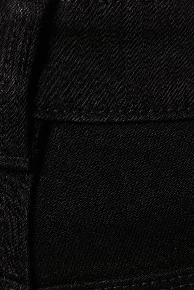 Jeans regular éco-responsable denim noir homme