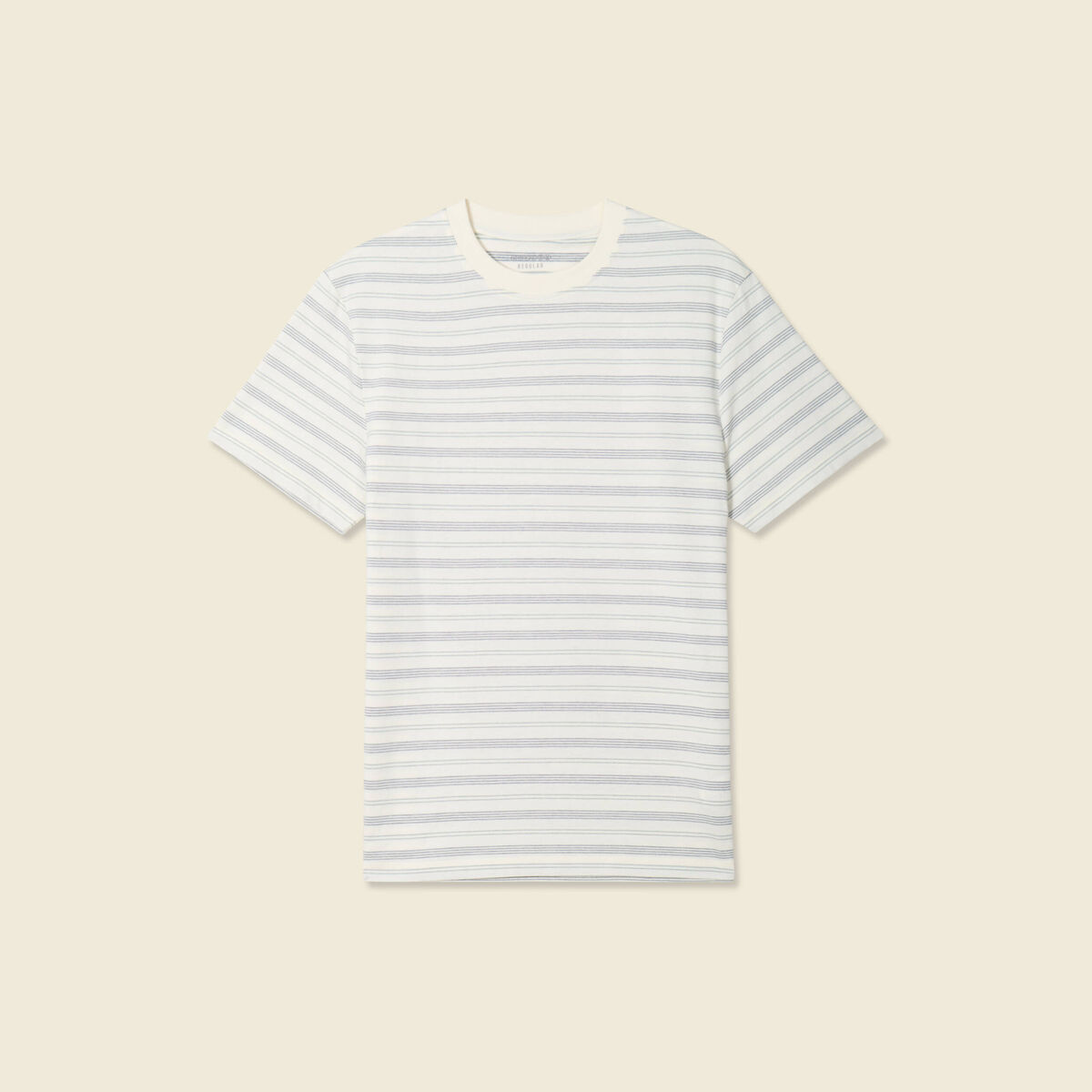 T-shirt manches courtes ecru homme