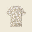 T-shirt manches courtes beige homme