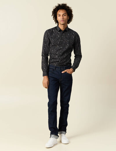 Chemise noir homme