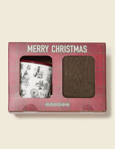 Coffret tasse X paire de chaussettes blanc homme