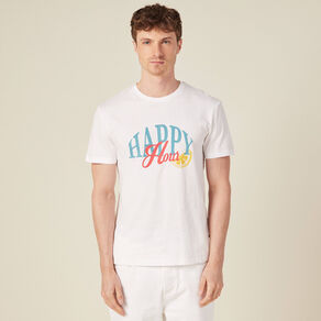 t shirt manches courtes ecru homme T-shirt manches courtes ecru homme