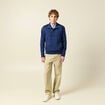 Chemise en coton manches longues bleu ciel homme