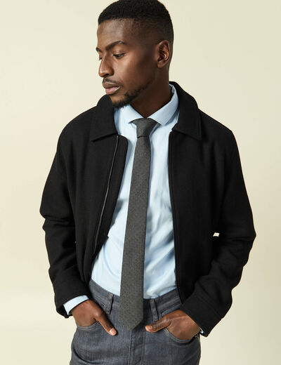 Cravate noir homme