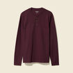 T-shirt manches longues bordeaux homme