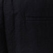 Short droit taille élastiquée noir homme