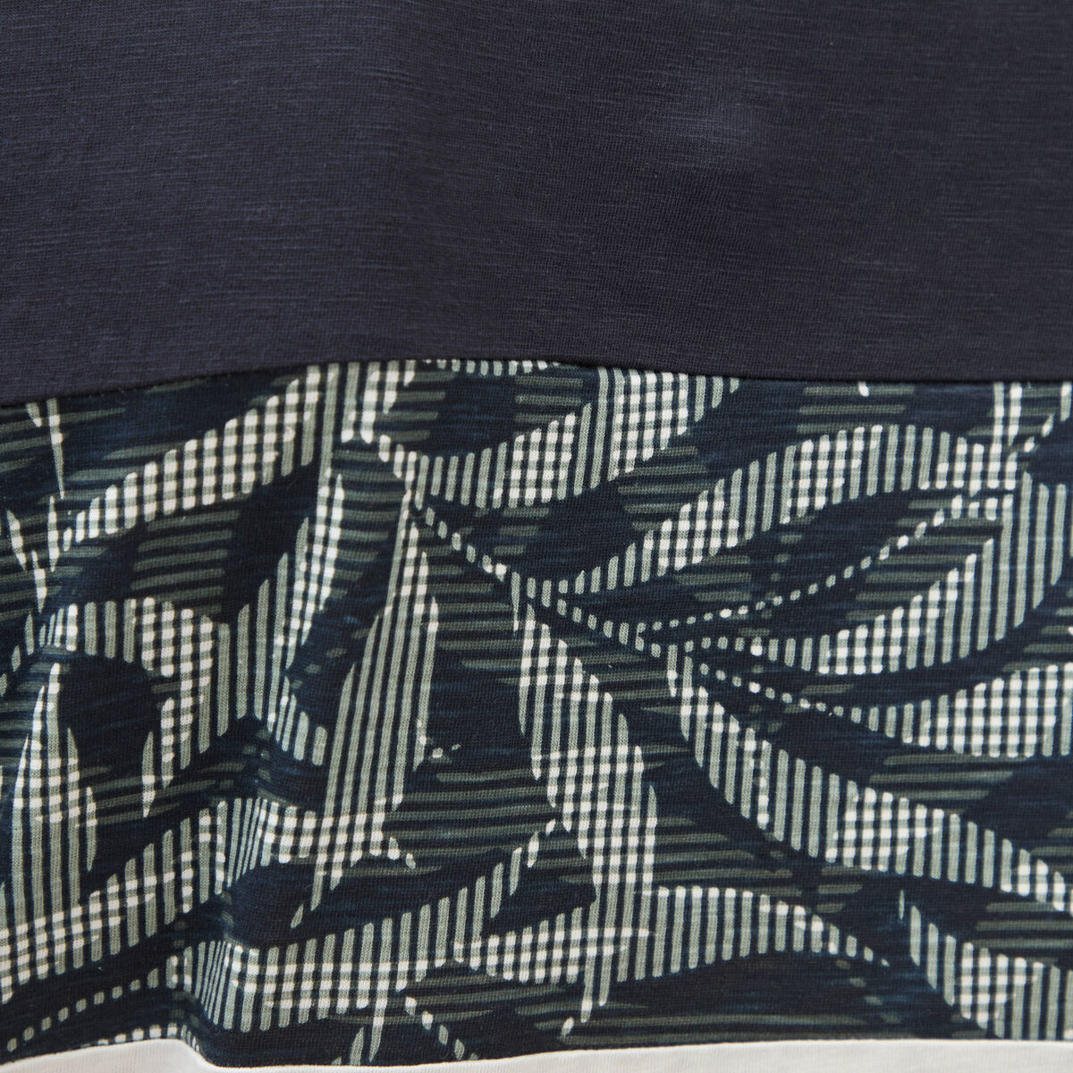 T-shirt manches courtes bleu marine homme